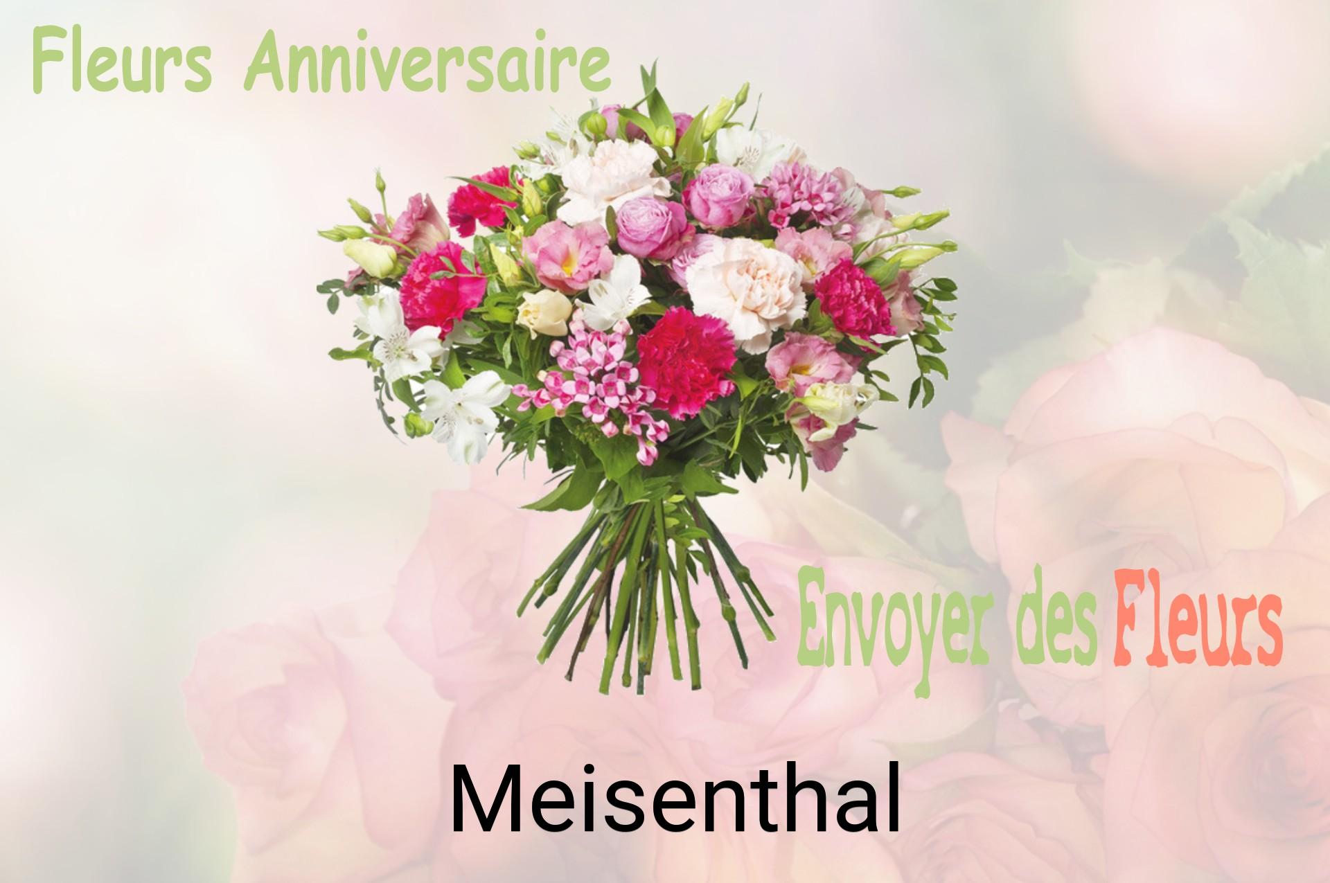 Bouquet de fleurs d’anniversaire livré à Meisenthal
